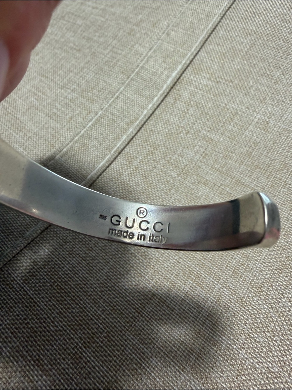 Gucci silver cuff - Picture 2 of 4